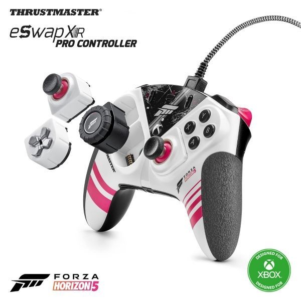Thrustmaster [해외] 트러스트마스터 ESWAP XR Pro 컨트롤러 Forza Edition 모듈형 유선 게임패드 레이싱 휠 모듈 FORZA 호라이즌 5 Xbox 시리즈 X