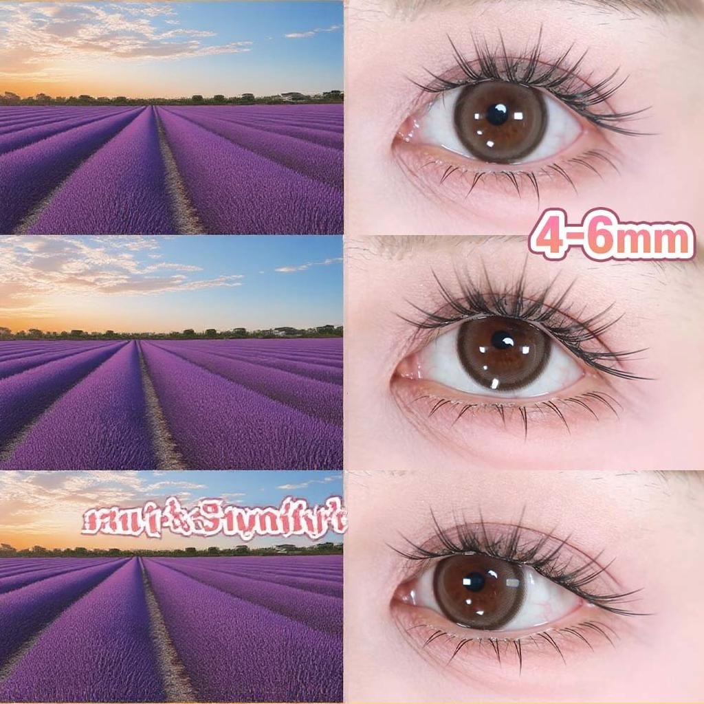 빈메이 노글루 언더속눈썹 4-6mm 자연스로운 포인트형 언더래쉬 풀 필요없음 투명라인