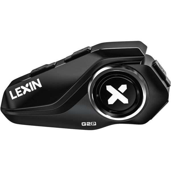 [해외] LEXIN G2P 오토바이 헬멧 블루투스 헤드셋 그룹 인터콤 통신 시스템 FM 라디오 6개 쉘 범용 페어링 개인 통화 노이즈