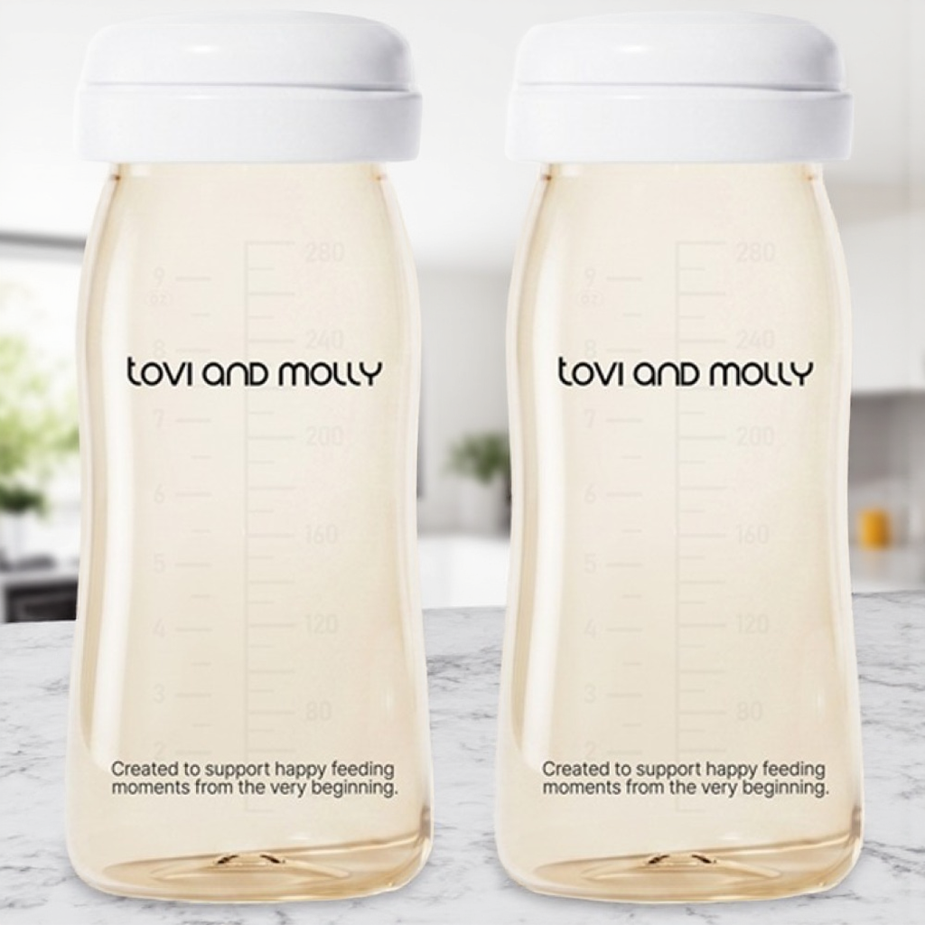 토비앤몰리 일회용젖병 PPSU젖병 PPSU 베이직 트윈팩 젖병 화이트 2개 280ml