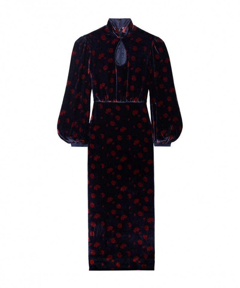 살로니 24SS 살로니 여성 드레스 DOMINODRESS10298V2239NAVY