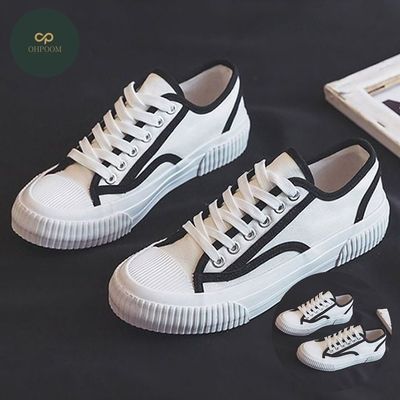 [ピクネー]配色ラインスニーカー女性2色デイリースニーカー配色ラインスニーカー女性スニーカーポイントスニーカー女神