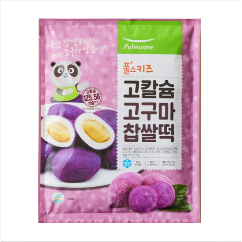 풀무원 고칼슘 고구마찹쌀떡 800g 1개