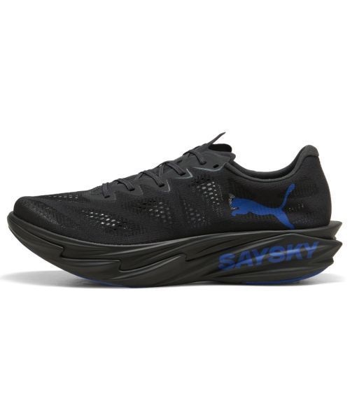 푸마 puma PUMA X SAYSKY 디비에이트 나이트로 엘리트 4 - 플랫 다크 그레이비비드 블루 313942-01