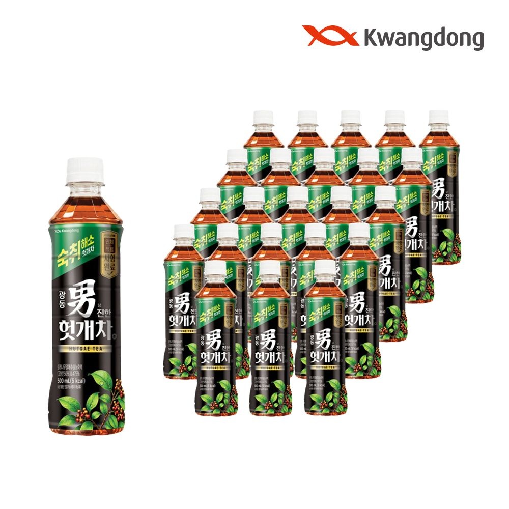 광동제약 광동제약 [광동 직영] 헛개차 500ml 24개 (유 무라벨 랜덤)