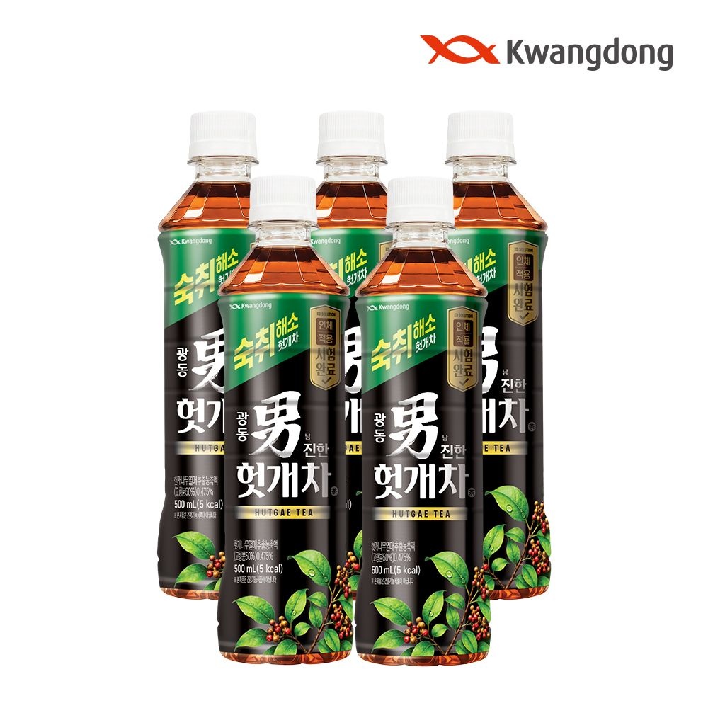 광동 [광동 직영] 헛개차 500ml 48개 (유 무라벨 랜덤)