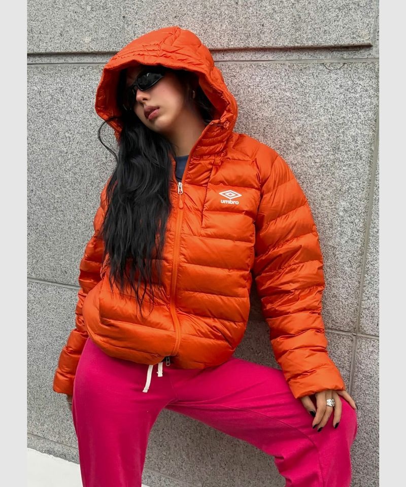 [정품] 엄브로 UMBRO 페더플렉스 2.0 경량 머스코비 덕 다운 자켓 오렌지 UR424CDJO2