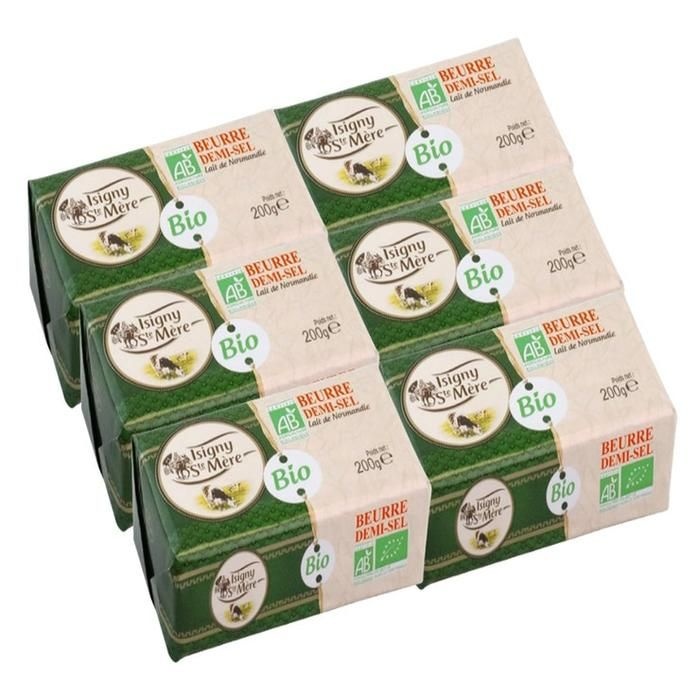 ISIGNY 유기농가염버터200g x 6 코스트코 마켓송지2606 마켓송지2609 [669717]