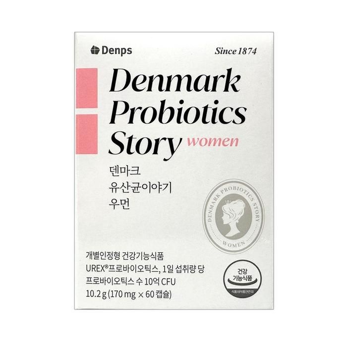 [덴프스] 덴프스 덴마크 유산균이야기 우먼 170mg x 60캡슐 1개 dn