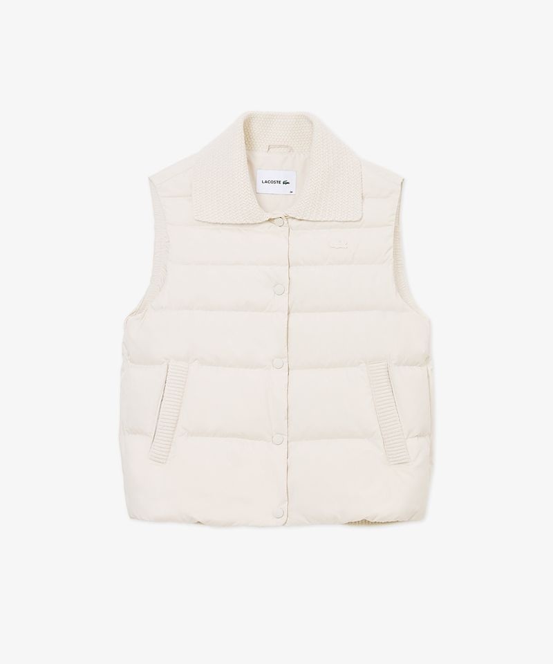 라코스테 LACOSTE 여성 스웨터 카라 다운 베스트 BF422E-56N 70V