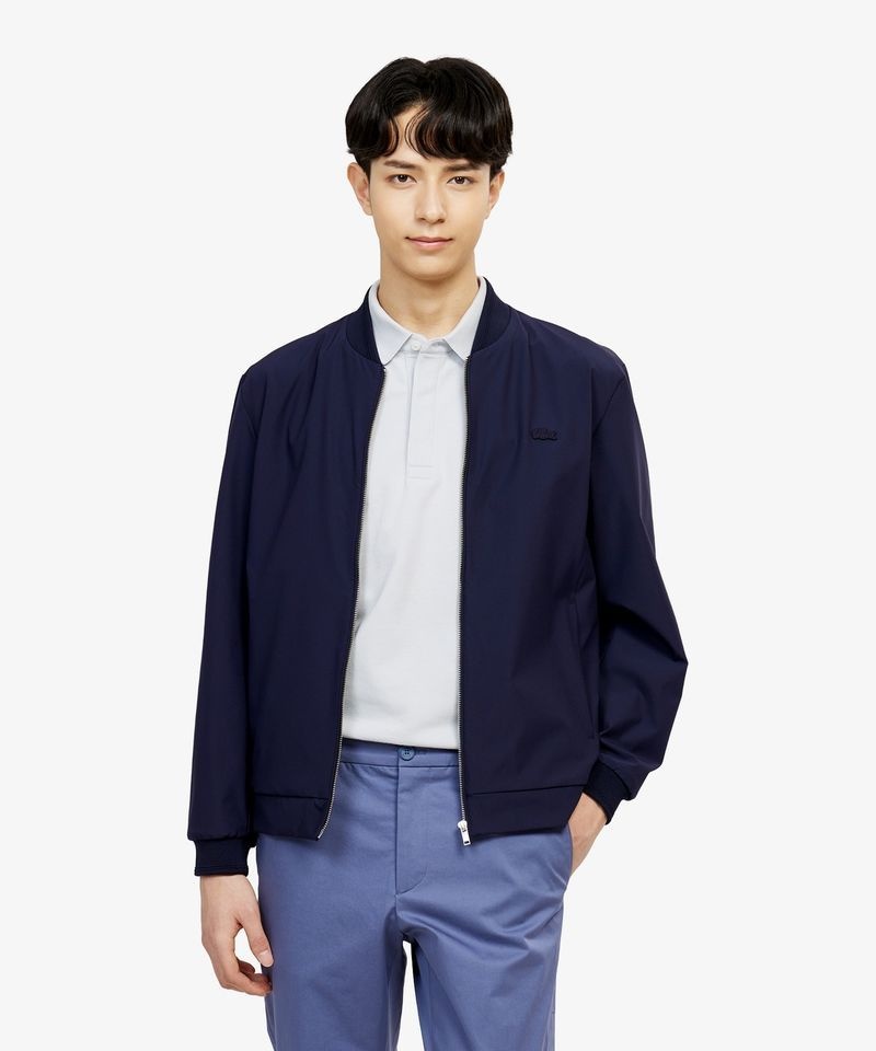 [매장발송] LACOSTE 정품 남성 스타디움넥 블루종 BH448E-56G 166