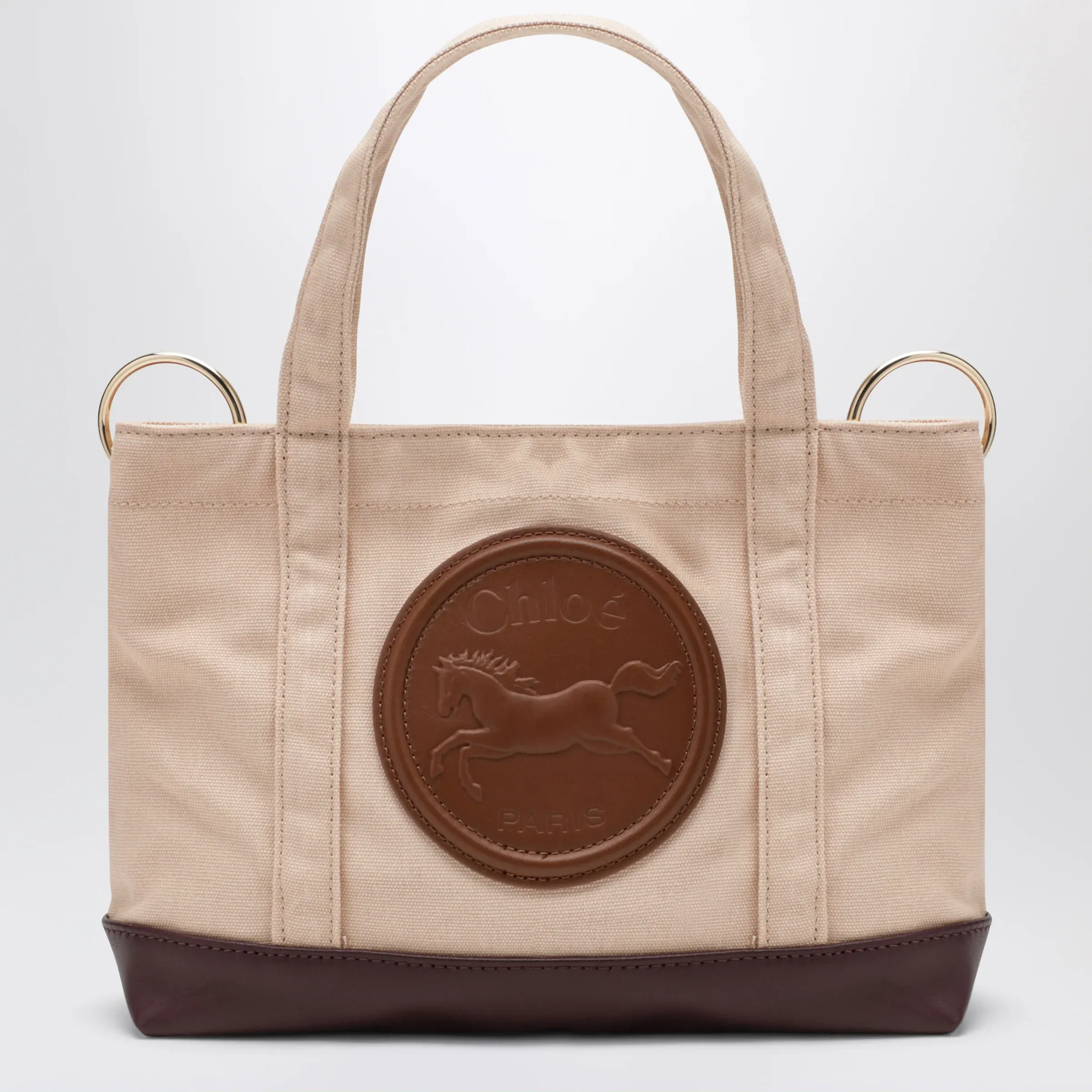 끌로에 26FW 끌로에 끌로에 Toasted Almond 코튼 토트 백 C21322CO20E