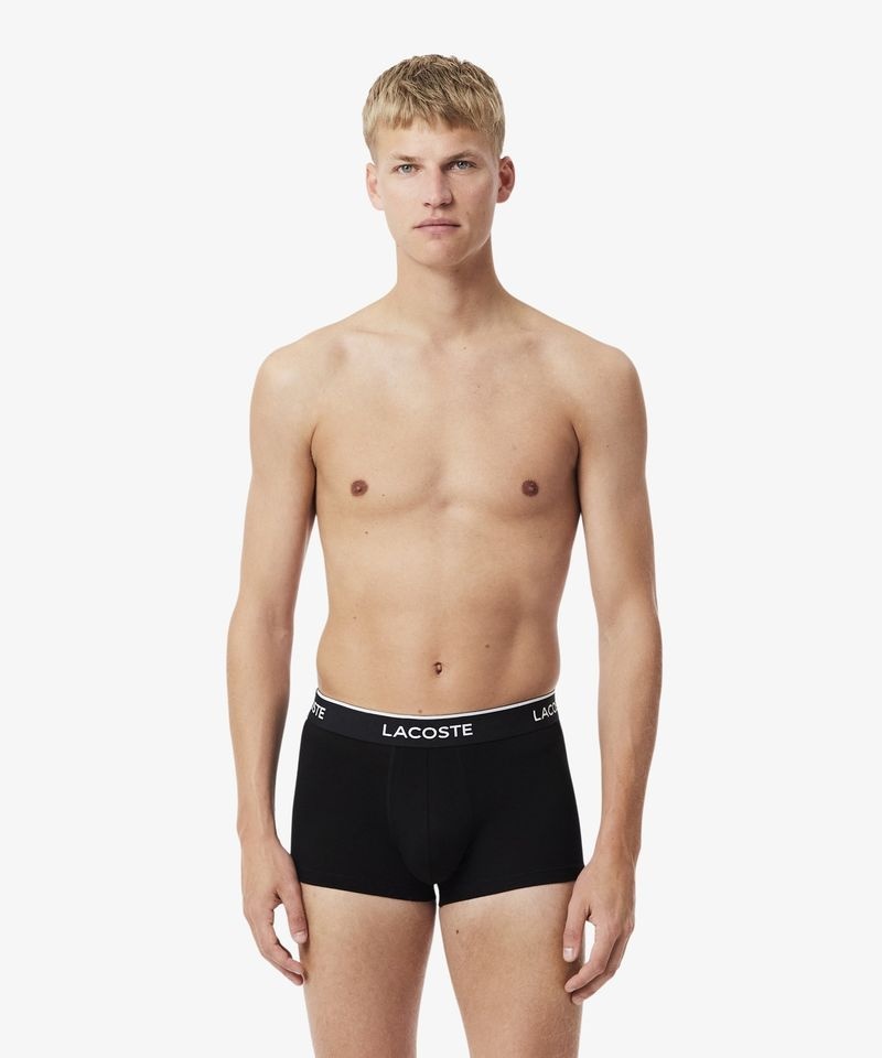 [매장발송] LACOSTE 정품 남성 블랙 코튼 브리프 3PACK 5H1300-56G 031