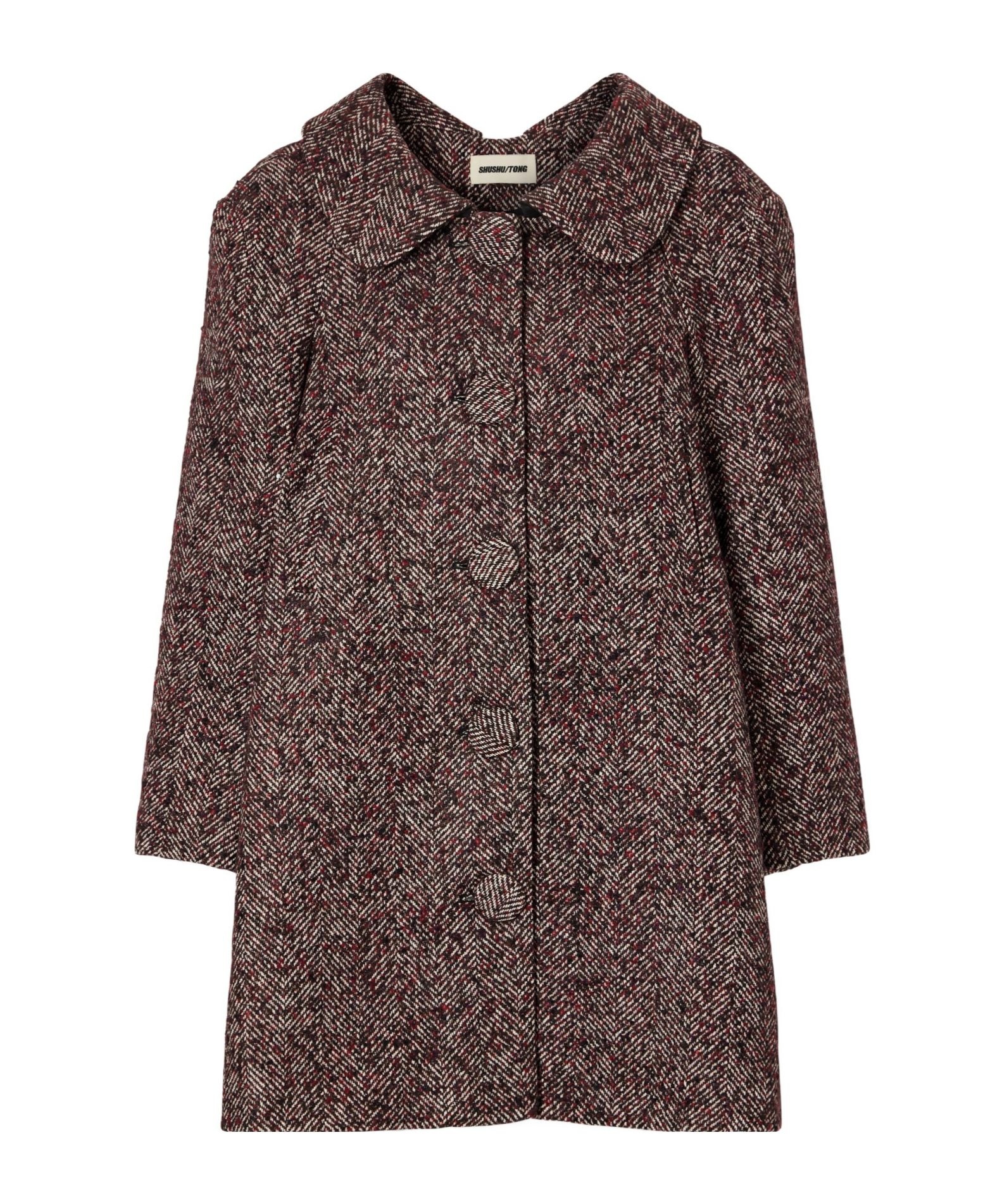 슈슈통 26FW SHUSHU/TONG 여성 코트 MWDFCO02EPB673VA100BURGUNDY