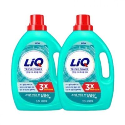 리큐 진한겔 딥클린 트리플 파워 세탁세제 3.5L 2개 일반