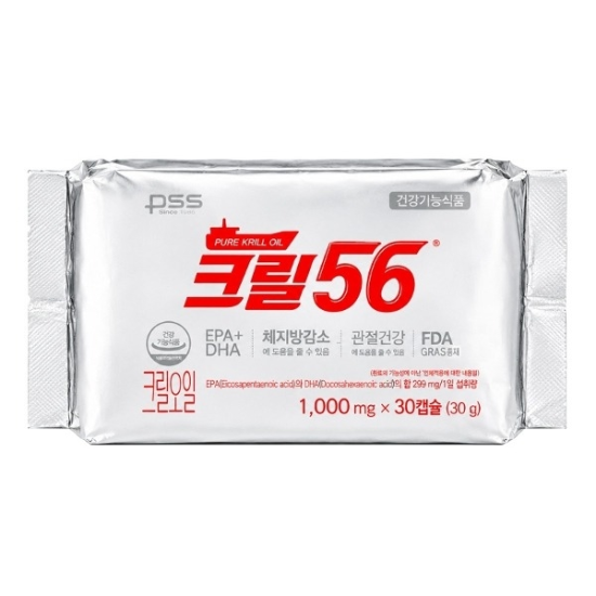펄세스 크릴오일 크릴56 1000mgX30캡슐19969524672035