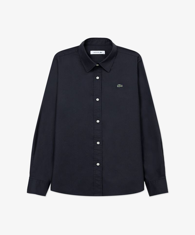라코스테 LACOSTE 여성 옥스포드 솔리드 셔츠 CF008E-56N 166CF008E-56N166 164265