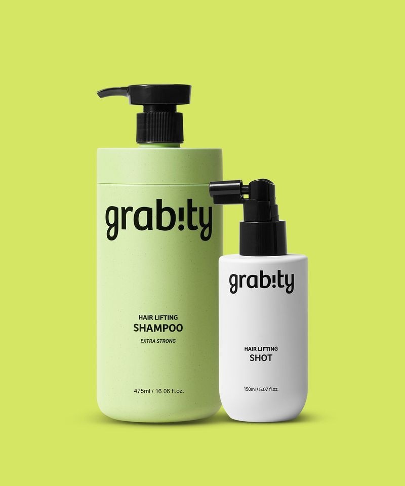 GRABITY 헤어 샴푸 엑스트라 스트롱 475ml + 샷 150ml 세트 4199110