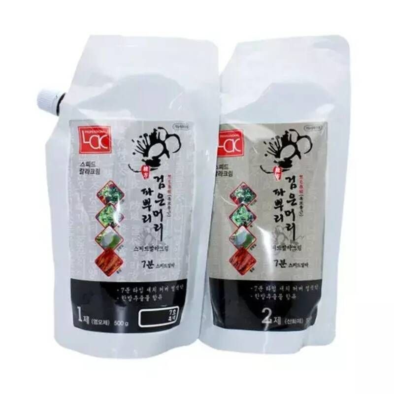 세화 LCK 검은머리 파뿌리 7분 스피드 염색약 1제2제 500g