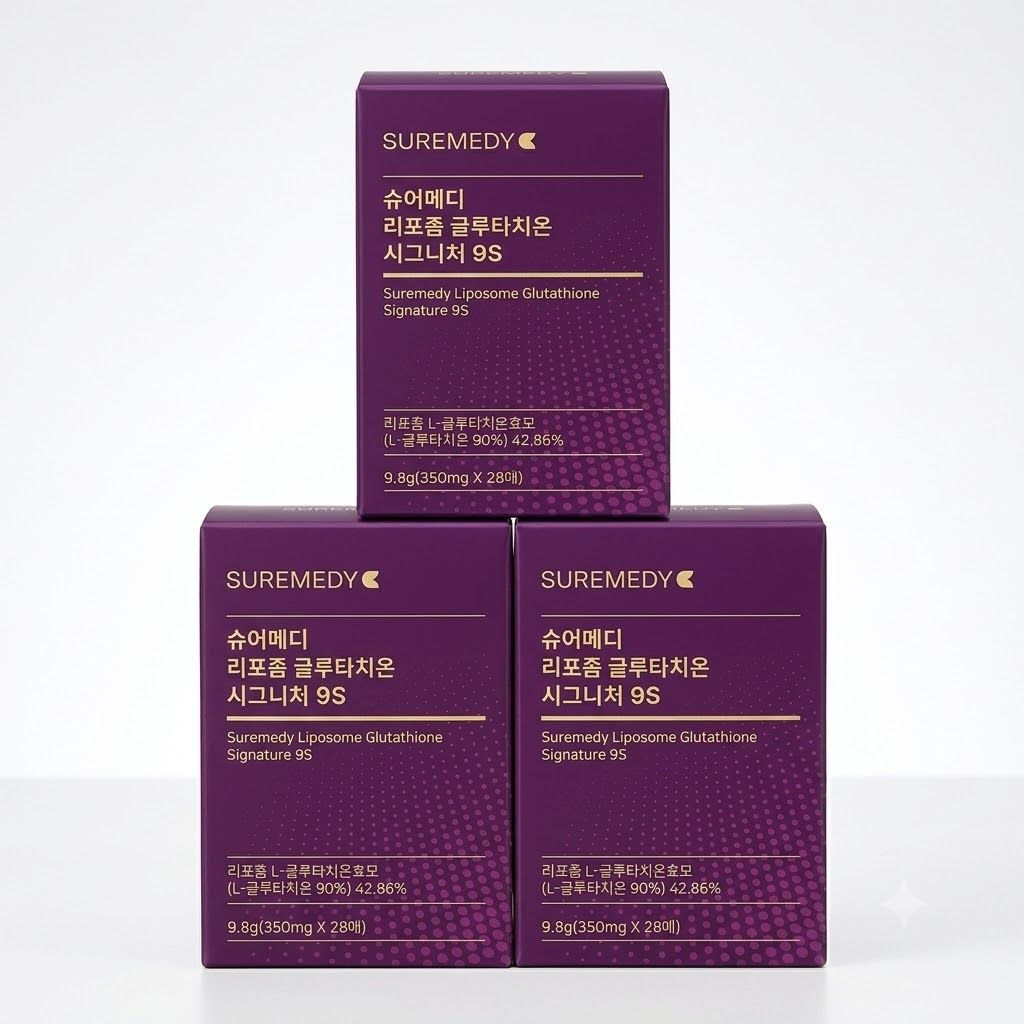 슈어메디 리포좀 글루타치온 시그니처 9S 28매 3박스 12주분
