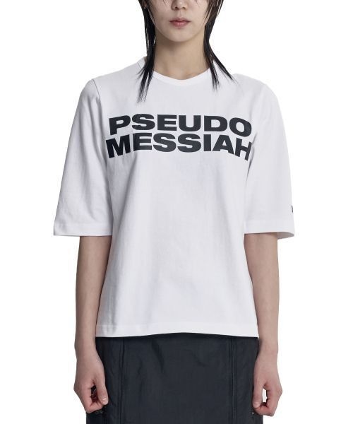 아조바이아조originallabel Pseudo Messiah Mini T-Shirt WHITE