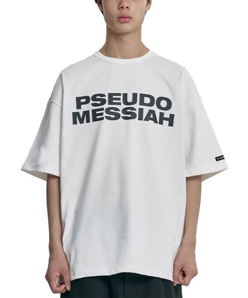 아조바이아조originallabel Pseudo Messiah T-Shirt WHITE
