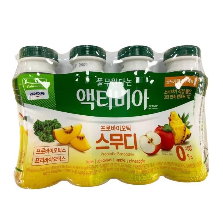 액티비아스무디(골드키위사과) 150MLx4입/풀무원다논