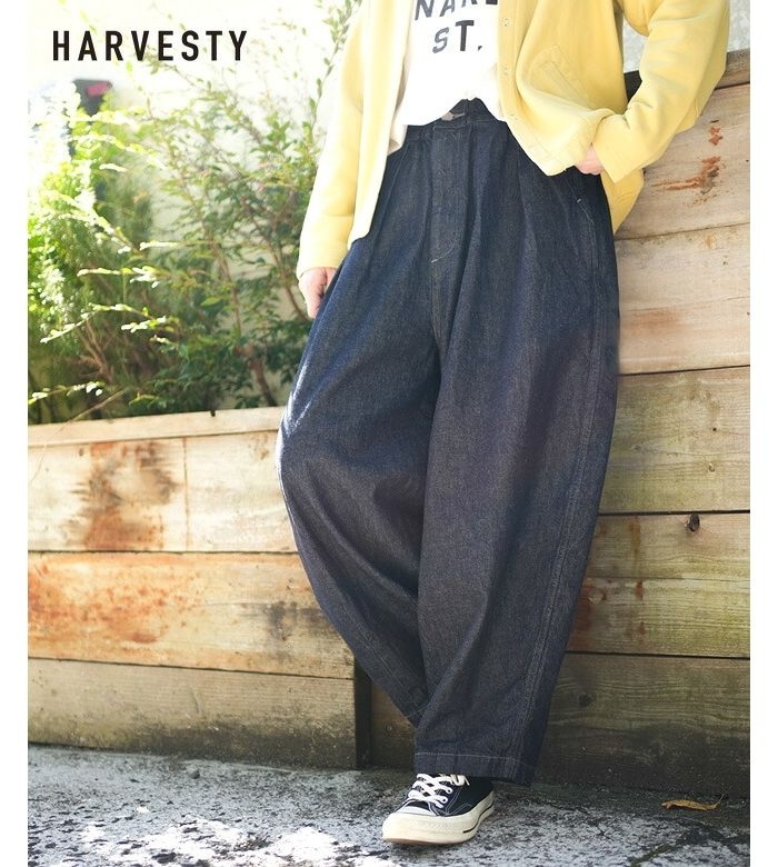 [해외] 하베스티 HARVESTY 26AW 일본제 10온스 데님 서커스 팬츠 A12626