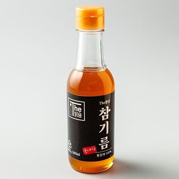 [더맑음]더맑음 참기름 180ml (국내산)