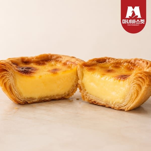 (현대Hmall) [마녀바스켓] 홈베이킹 수제 에그타르트 밀키트(파이쉘 30개+크림1kg) 1세트