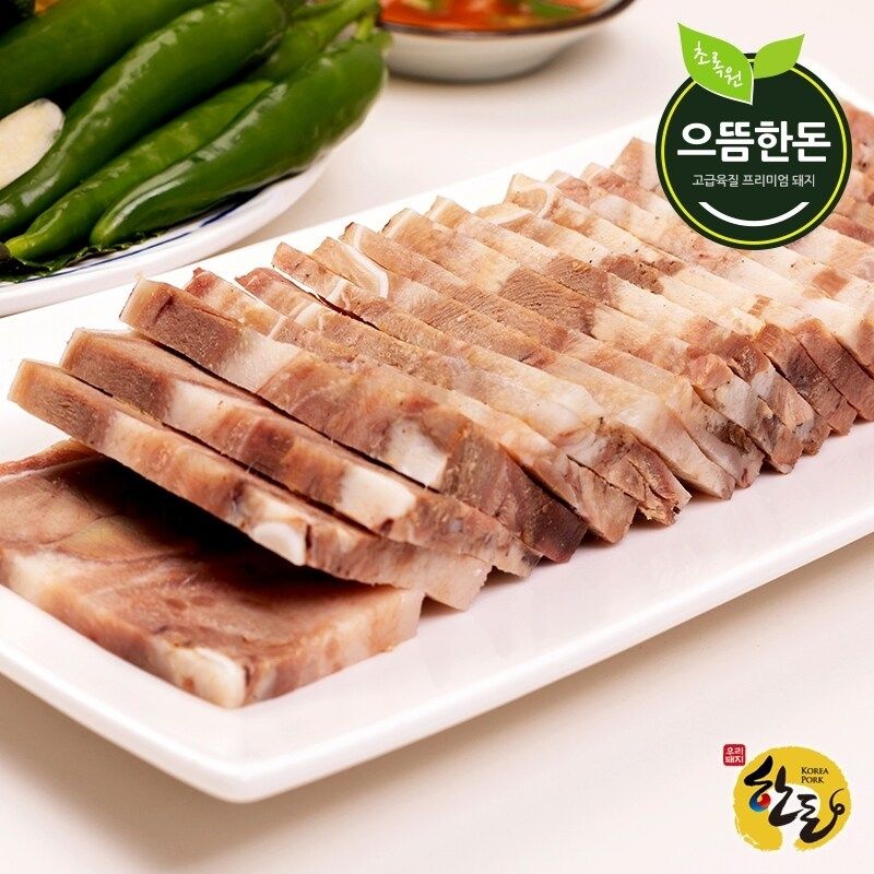 [(주)원미트푸드][으뜸한돈] 으뜸 머릿고기 편육 250g+250g (총500g)