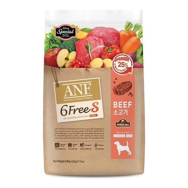 트레이더스 ANF 식스프리에스 인도어 독 소고기 6.8kg