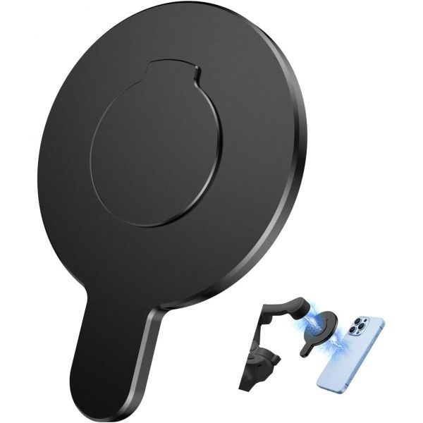 [해외] DJI 오즈모 Mobile 8 7P OM 7 6 SE 5 4 4용 Aerbeis 마그네틱 스마트폰 마운트 맥세이프 퀵 릴리스 어댑터 자석 클램프 클립