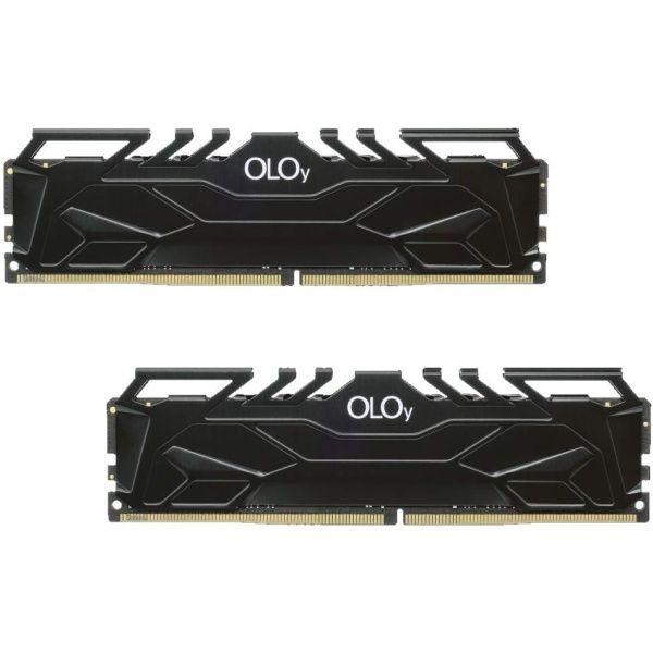 OLOy DDR4 RAM 16GB (2x8GB) Black Owl 3200 MHz CL22 1.2V 288-Pin Desktop UDIMM (MD4U0832220BHKDA)