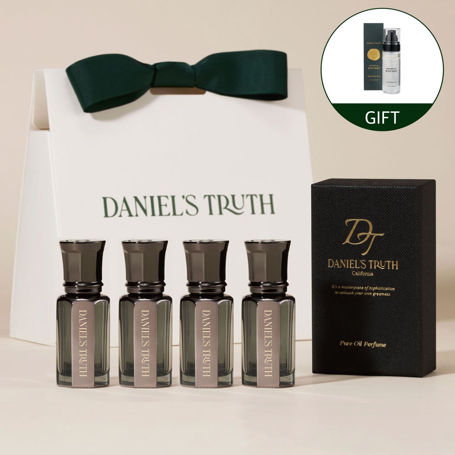 다니엘 트루스 오일 퍼퓸 10ml 4종 세트 (+바디미스트 80ml 트루스 퍼플향 증정)