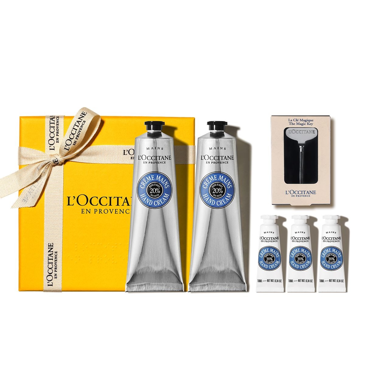 록시땅 [기프트][단독] 시어 버터 핸드 크림 150ml 듀오 세트 (+디럭스 3종+매직키)