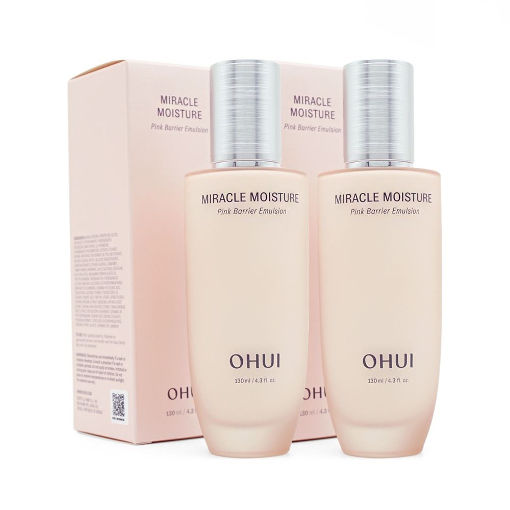 오휘 미라클 모이스처 핑크 베리어 에멀전 130ml 2개 Y