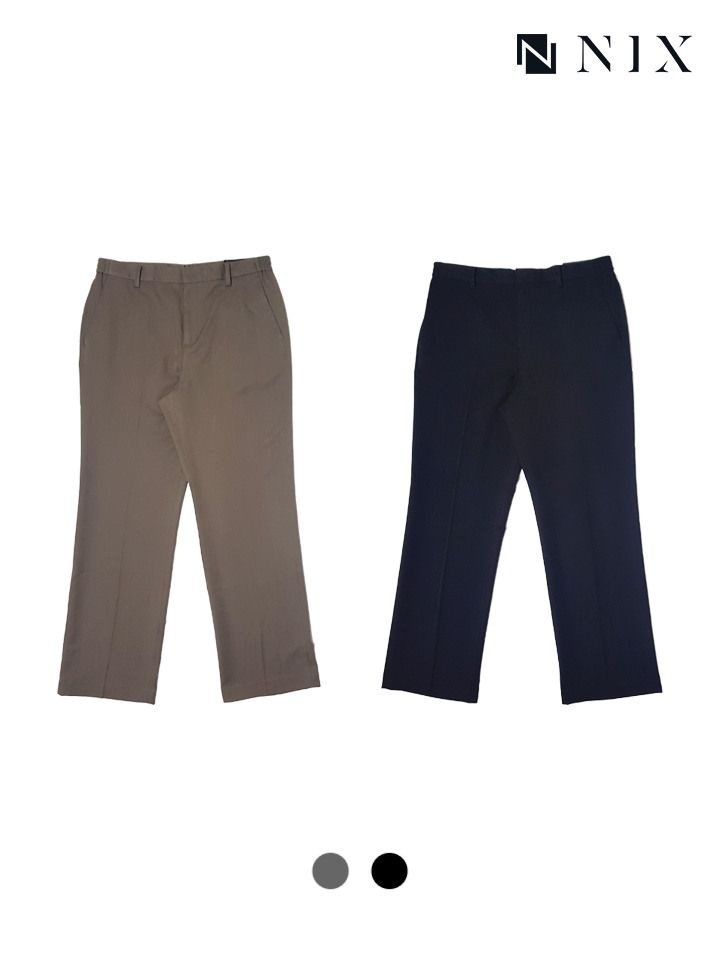 [패션플러스][닉스][NIX JEANS] 남) T/R 사이드밴딩 세미와이드 팬츠 (FNPFCPW101P)