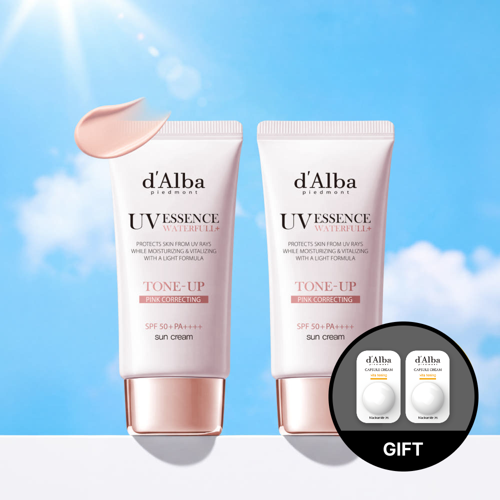 달바 [1+1] 핑크 톤업 50ml(2개)+비타 캡슐 크림 1.5g 2개
