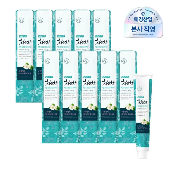 [포토리뷰300P] 청은차 향기화차 잇몸치약 190g x 10개