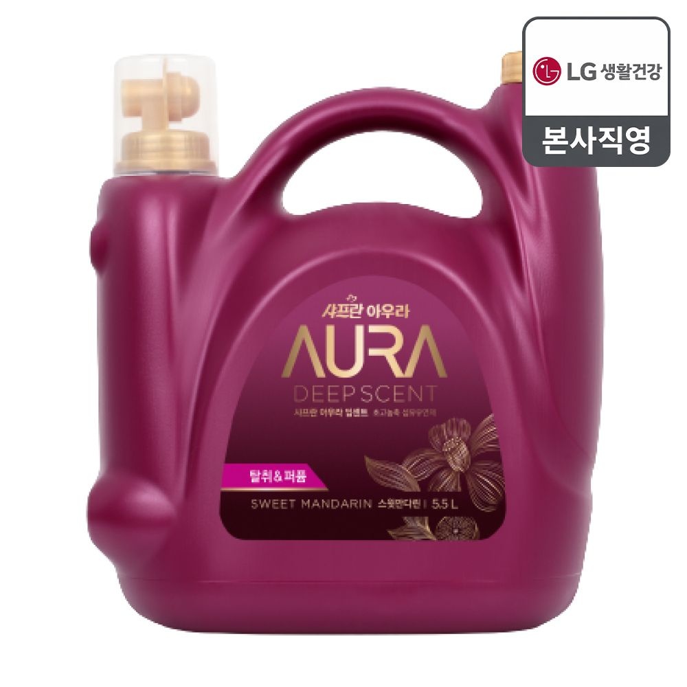 아우라 AURA 딥센트 5.5L용기 스윗만다린 x 1개