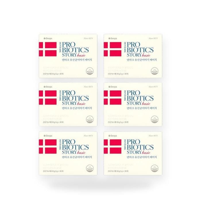 덴프스 덴마크 유산균이야기 베이직 1g x 30포 6박스(SH)