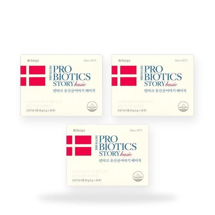 덴프스 덴마크 유산균이야기 베이직 1g x 30포 3박스(SH)