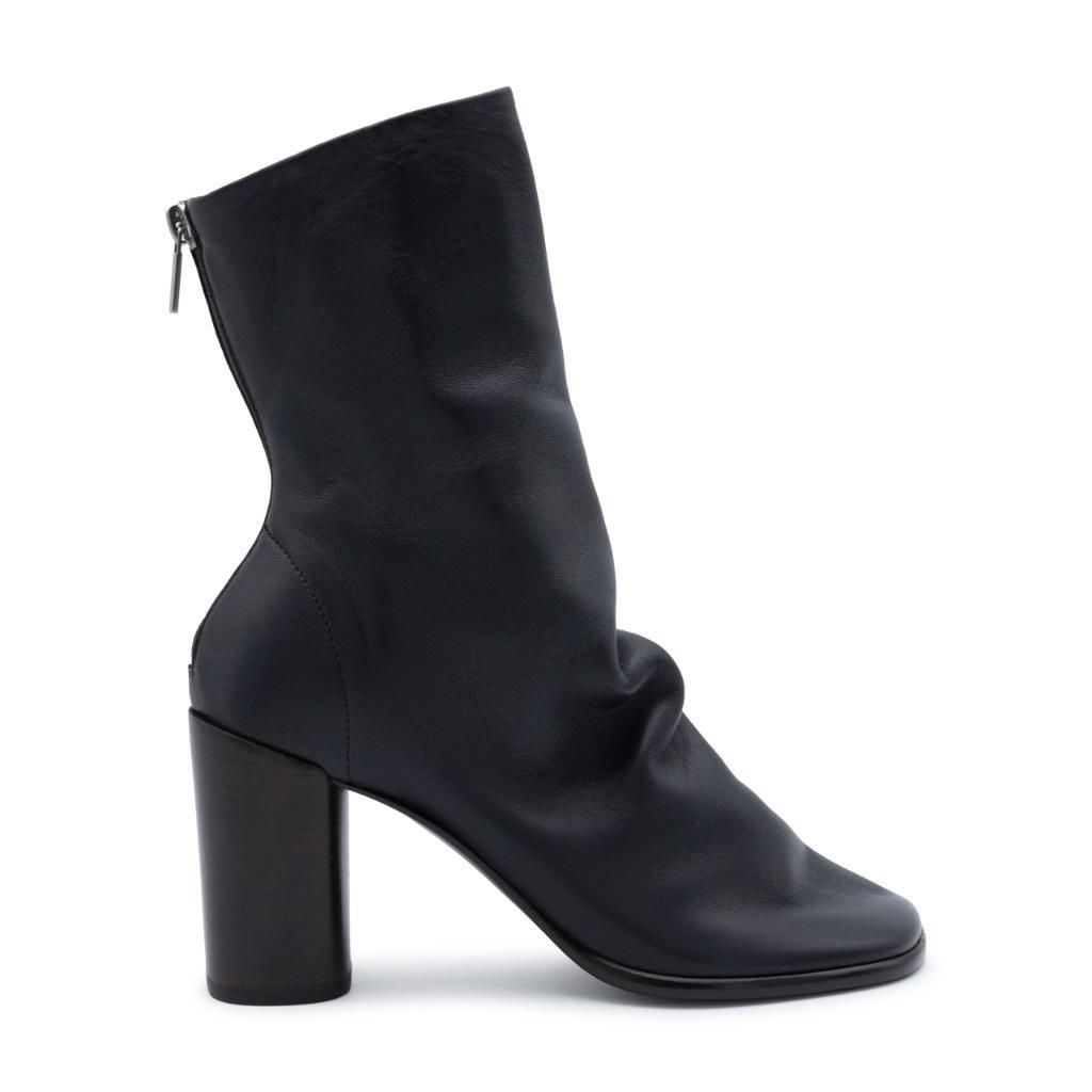 르메르 FO0216LL0154BR490 DARK CHOCOLATE DARK BROWN LEATHER BOOTS
