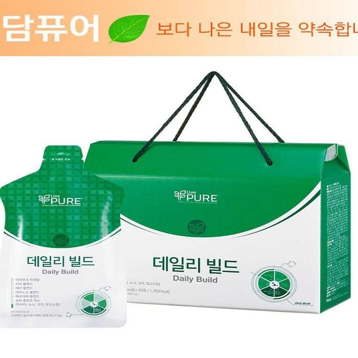 리브퓨어 데일리 빌드 60ml 30포+새부리마스크 5매 선물(AD)