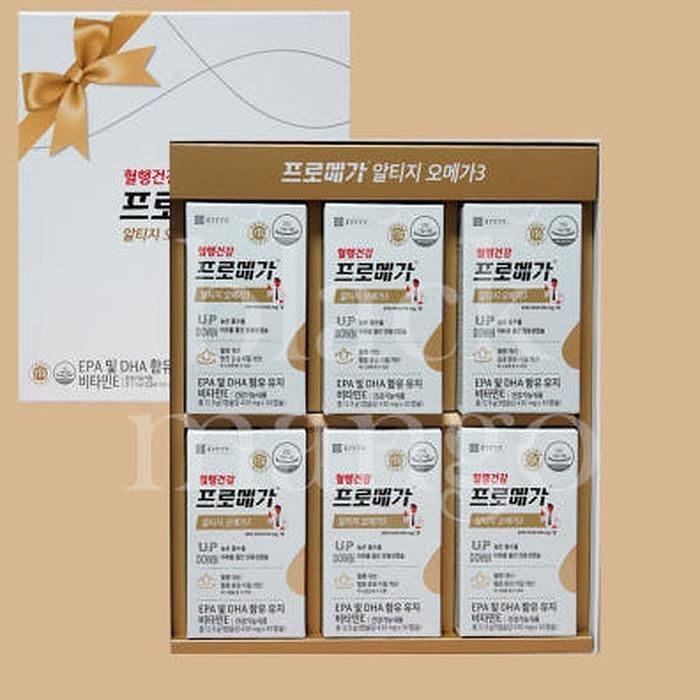 종근당 프로메가 알티지 오메가3 430mgx30캡슐x6개입 총180캡슐 선물용 (AD)