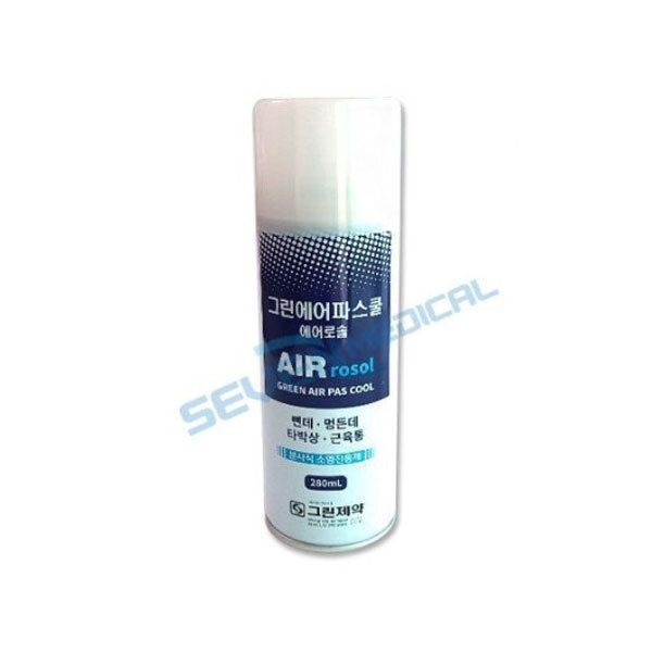 UnKnown 그린제약 에어파스쿨 200ml 타박상 근육 통증 스프레이파스