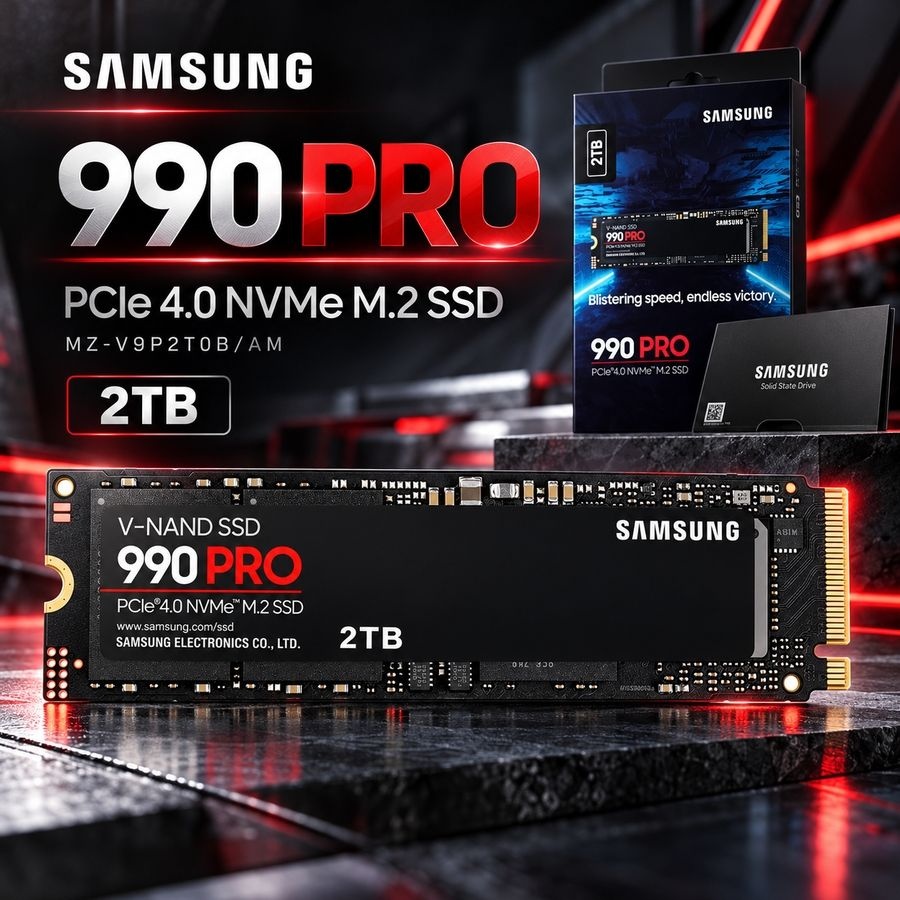[해외] 삼성 990 PRO 2TB PCIe 4.0 NVMe M.2 SSD 관부가세포함