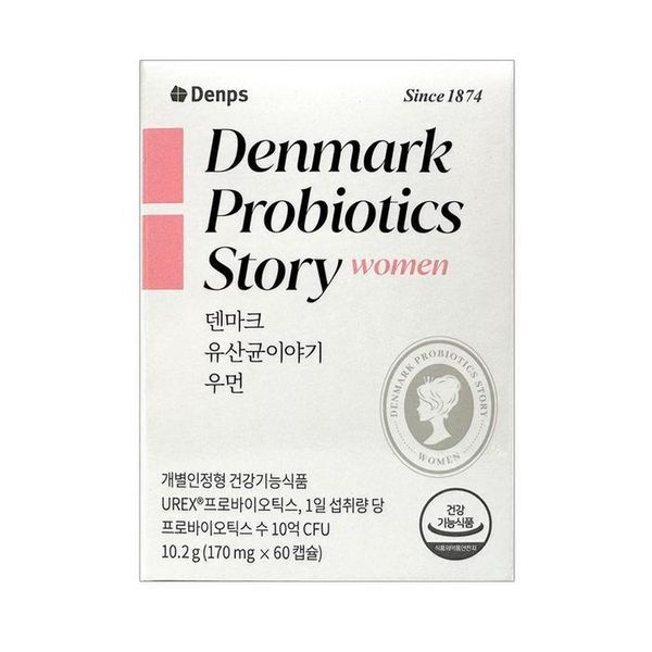[하프클럽]덴프스 덴마크 유산균이야기 우먼 170mg x 60캡슐 1개 dn