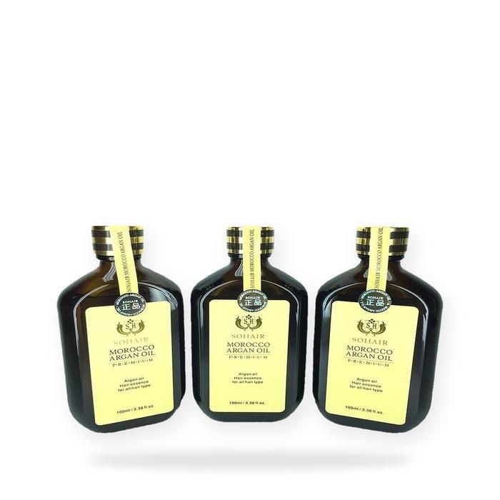 쏘헤어 모로코 아르간 오일 100ml 1+1+1 프리미엄 펌프 정품(AD)